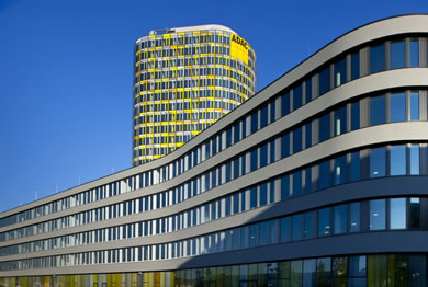ADAC-Headquarters, Munich Eye-catcher in Munich's skyline