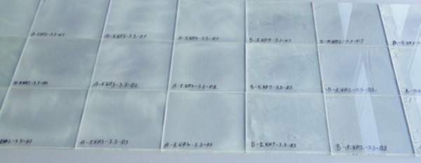Figure 5    Durability samples with sprayed paint