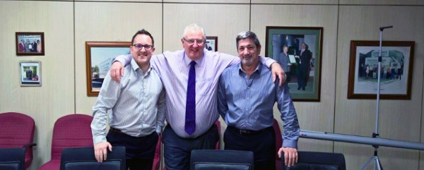 From left: Daniel Harrendence, Sales Director; Steve Larvin, Managing Director & Gary Wilton, Commercial Operations Director.
