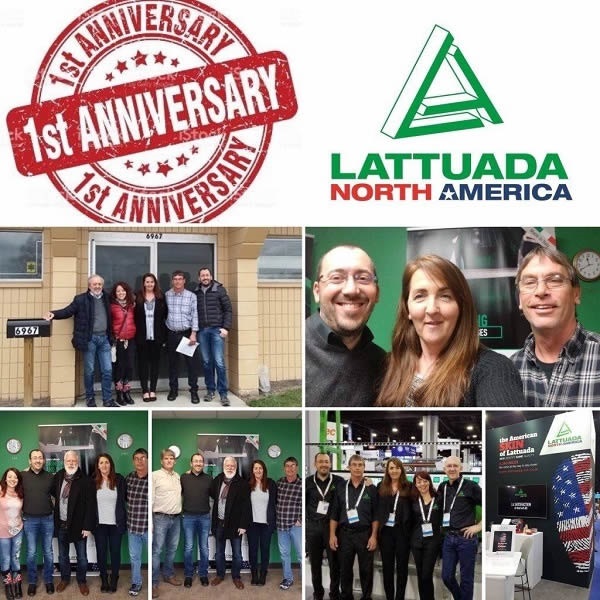 Lattuada North America company celebrates its 1st anniversary!