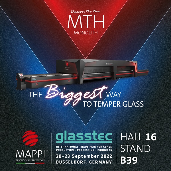 Glasstec 2022. Discover the world of glass, discover the world of Mappi!