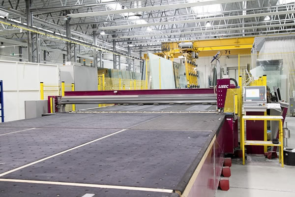  3,500 IG unites per day are generated by four LiSEC cutting lines and three IG production lines. 