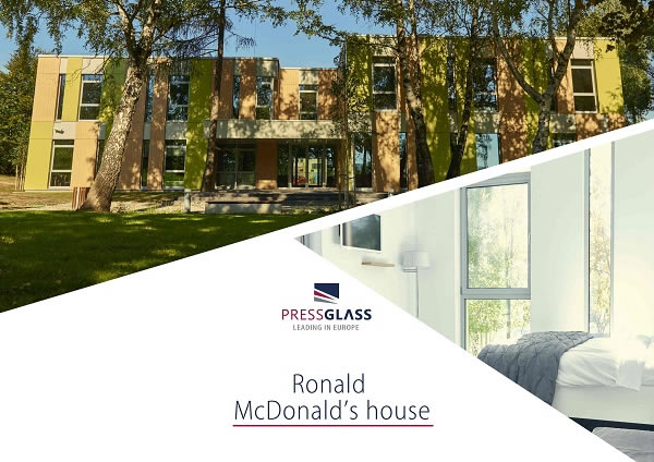Ronald McDonald’s house with PRESS GLASS panes