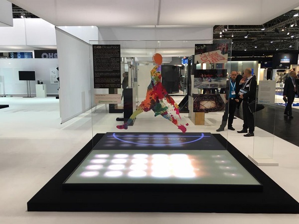 The sport glass floors of ASB Glassfloor in Hall 11 Stand D42.