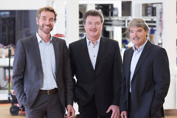 The founders of M10 Industries AG: Gregor Reddemann, Günter Schneidereit, Reinhard Willi © M10 Industries AG