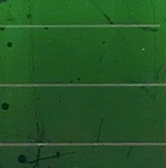 Green silicon solar minimodule (0,7 x 0,7 cm2)