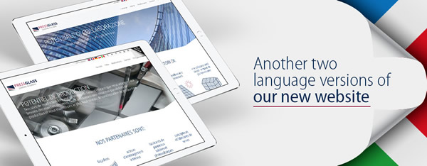 Another two language versions of our new website 