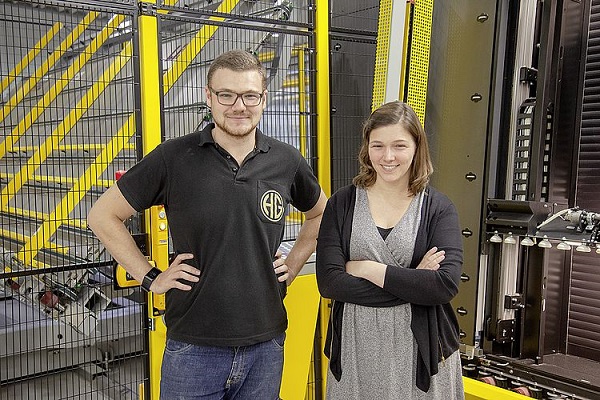 Diny Vermeulen is in charge of sales and administration and her brother, who is five years younger, is responsible for technology and leads the production