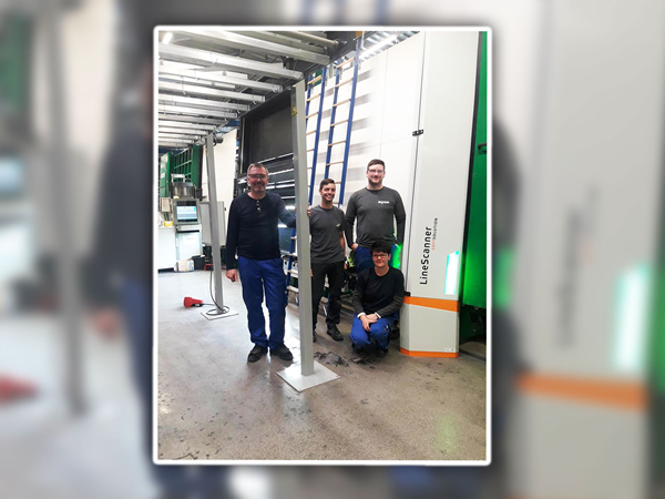 Successful LineScanner installation at INTERPANE Glasgesellschaft mbH in Belgern