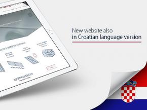 New website also in Croatian language version