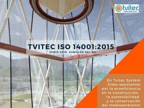 Tvitec Glass System has received ISO 1400:2015 certification for its manufacturing site in Cubillos