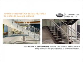 Trex Commercial Products Adds Customizable Design Features To Popular Railing Systems