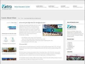 Vitro Glass Education Center adds three updated videos