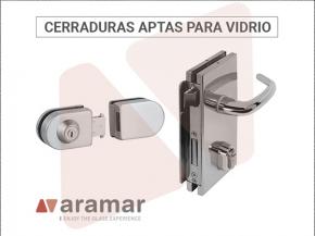 Discover the wide range of locks adapted to glass in Aramar