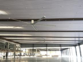 NorthGlass HVLS fan are applied in car showrooms