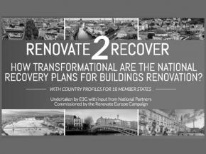 How transformational are the national recovery plans for buildings renovation?