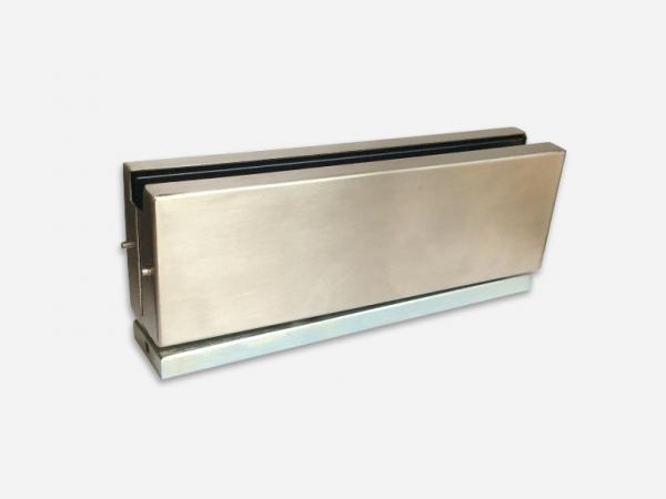 Glass doors Hardware. Door closer