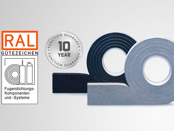 RAL quality mark awarded for classic joint sealing tape