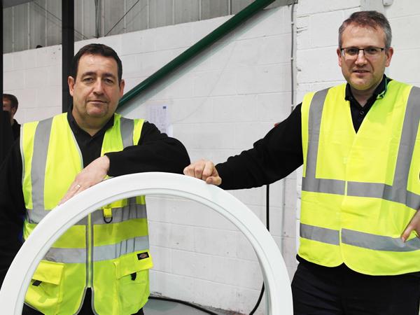 First arched frames manufactured at our new in-house bending facility!