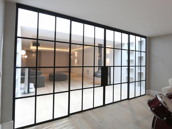 Quarrendon Street: Basement Extension Using Mondrian Internal Doors