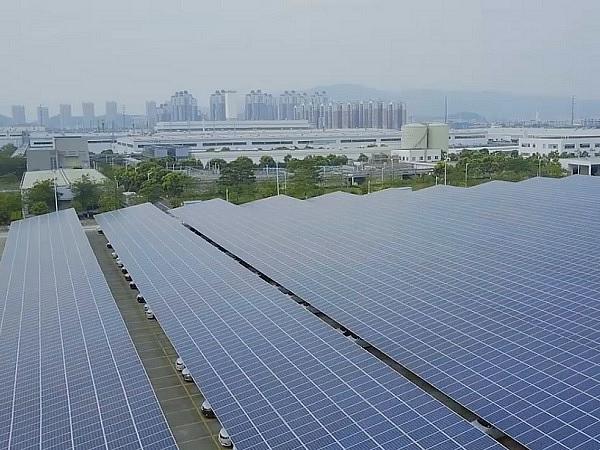 JinkoSolar Provides 29.64MW of Solar Panels for one of the World’s Largest Solar Canopy in Dongfeng Nissan Factory in China