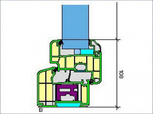 Pictured is a cross section of Deceuninck North America’s Revolution XL™ Tilt & Turn Passive House Edition window, which has earned certification as a Passive House Component. 