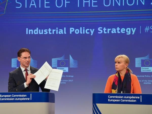 Critics said the EU's industrial strategy didn't go far enough. [European Commission]