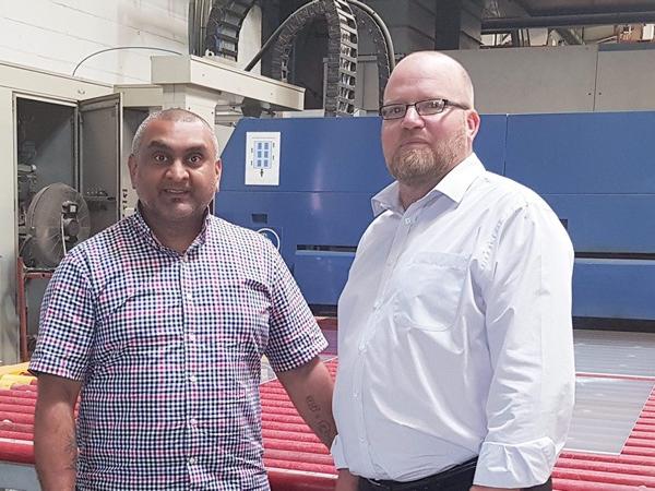 From left: Super Sealed Units Ltd’s Sanjay Meghani, Director, and John Trott, General Manager, the newest addition to the company’s expanding team.
