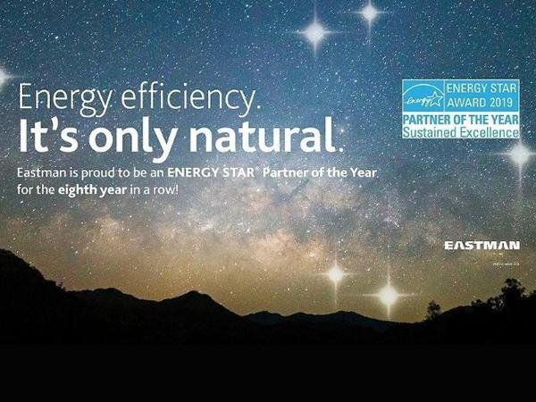 Eastman Receives Eighth Consecutive ENERGY STAR® Partner of the Year Award