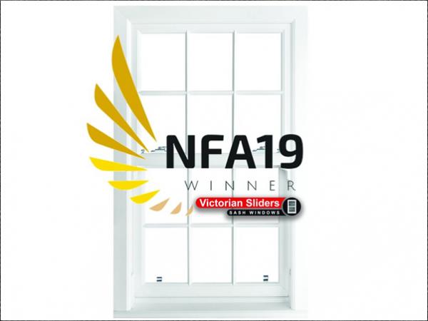 Victorian Sliders Named Glazing’s Best Vertical Sliding Window Company In NFA 2019