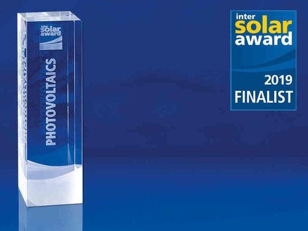 Intersolar AWARD 2019: Finalists announced