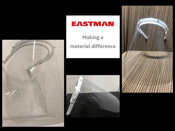 Eastman donates material for face shield production