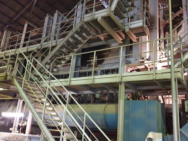 On-site inspection concerning the cold repair of furnace 2 at the Köflach plant