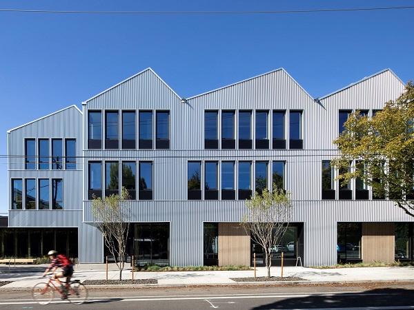 SOLARBAN® 67 glass adds sustainability, views to new Portland civic center devoted to social equity