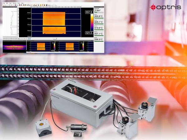 New Optris bottom up system for glass tempering plants