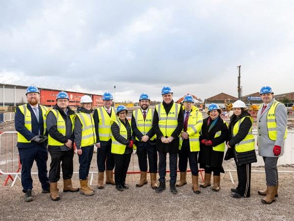 From Left to Right, Cllr Seve Gomez-Aspron, Bruce Adderley, Catherine Chilvers, MP Conor McGinn, Kath O’Dwyer, Cllr David Baines, Metro Mayor Steve Rotheram, Richard Katz, MP Marie Rimmer, Lisa Harris