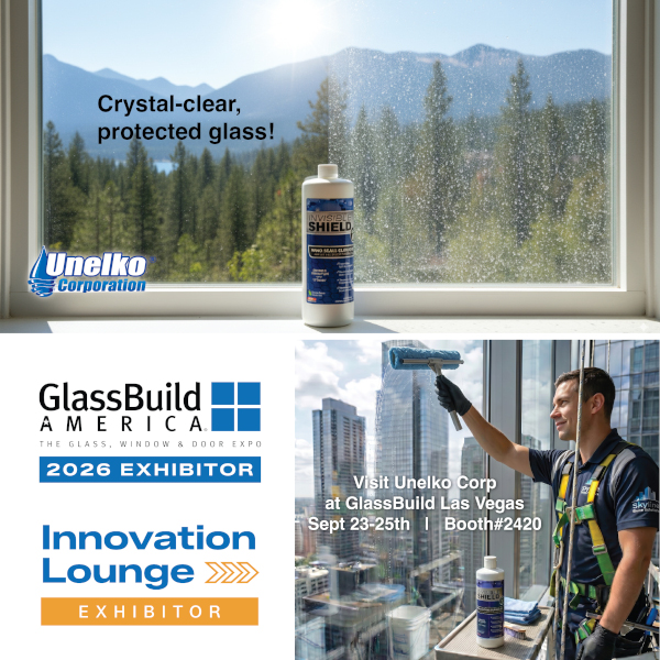 Don’t miss Unelko at the upcoming GlassBuild & Glasstec fairs!