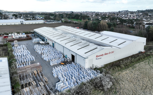 Ravensby Glass Plant in Dundee (Scotland)