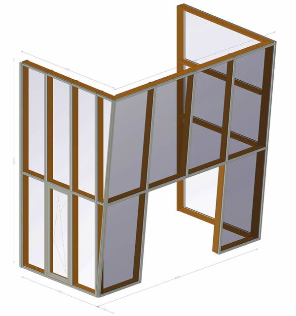 Klaes 3D - maximum efficiency in the CNC production of wood-aluminum facades