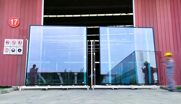 3m square double silver coated tempered glass