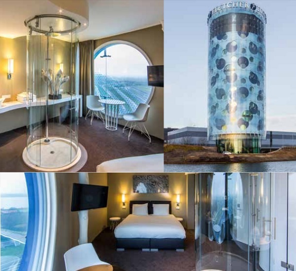A2 Hotel | Amsterdam | ca. 1600 m² | Fini Curve ESG (toughened glass)