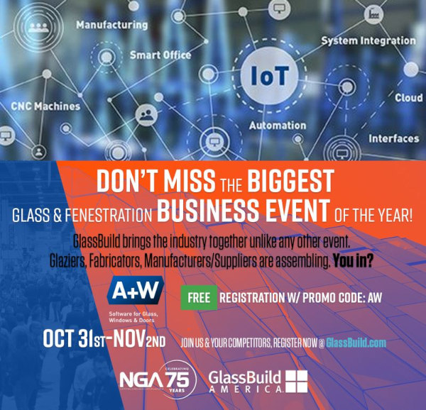 Meet A+W at GlassBuild 2023