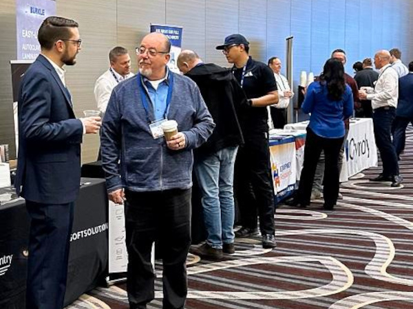 Attendees network and learn during GPAD Tabletop presentations