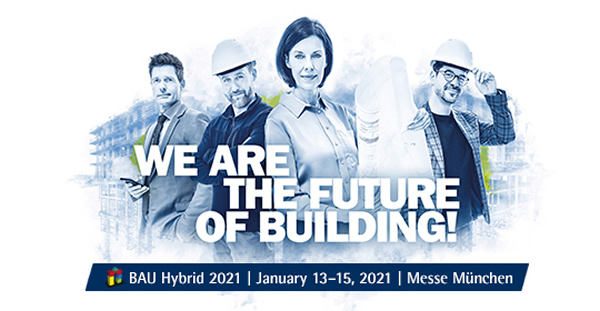 BAU will take place from 13 to 15 January 2021 as a hybrid format