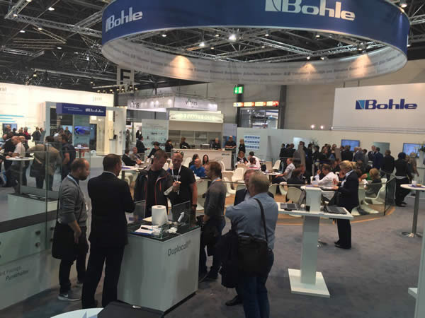 Bohle stand at glasstec