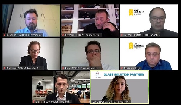 Şişecam Flat Glass came together with European architects at Share Webinars