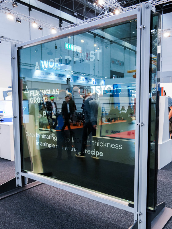 Bullet proof 90 mm laminated glass glasstec 2026