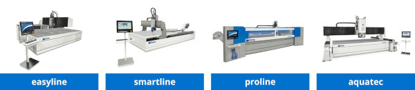 CMS waterjet cutting machines