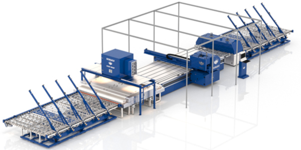 Complete “Turn-Key” digital printing line of Vitro-Jet FS Type on display during Glasstec