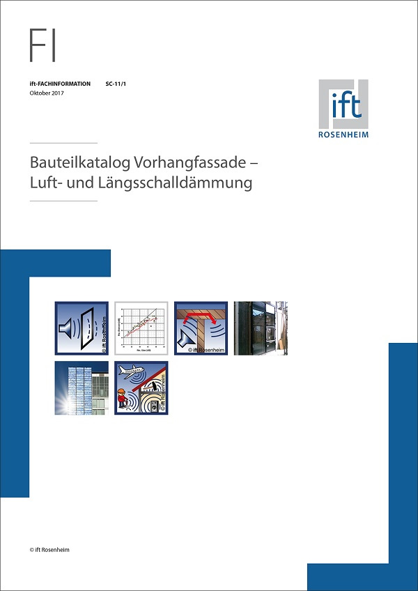 ift technical information "Catalogue of standard construction – airborne and flanking sound insulation" (Source: ift Rosenheim)